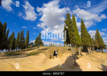 El Romeral Dolmen a Antequera Malaga provincia Andalucia Spagna Foto Stock