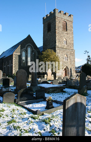 Dromore cattedrale in inverno, County Down, Irlanda del Nord Foto Stock