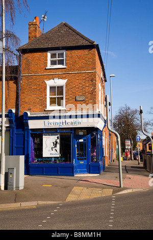 Casa d'infanzia di Margaret Thatcher, Grantham, Lincolnshire, Inghilterra. Il primo primo ministro donna della Gran Bretagna Foto Stock