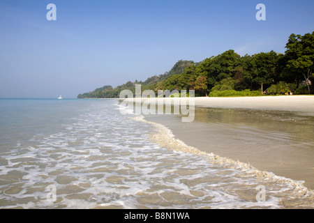 India Andamane e Nicobare Havelock island Radha Nagar numero 7 beach Foto Stock