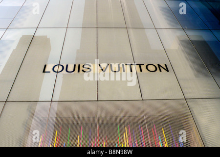La Louis Vuitton store sulla quinta avenue Foto Stock