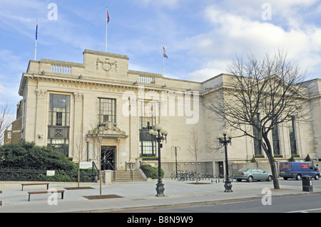 Islington Town Hall Upper Street Londra Inghilterra REGNO UNITO Foto Stock