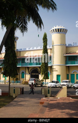 India Andamane e Nicobare Sud isola delle Andamane Port Blair Kala Pani Cellular Carcere Monumento Nazionale di ingresso Foto Stock