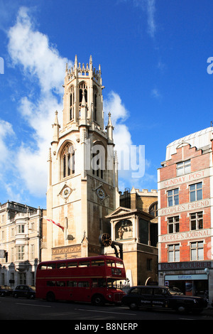 St. Dunstan's nella Chiesa occidentale Fleet Street City of London Inghilterra England Foto Stock