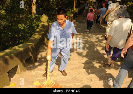 Cina Xian Shaanxi quartieri musulmani alla grande Moschea Foto Stock