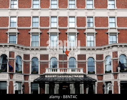 Shelbourne Hotel di lusso di classe mondiale alloggio stephens green Dublino Irlanda posizione ideale Foto Stock