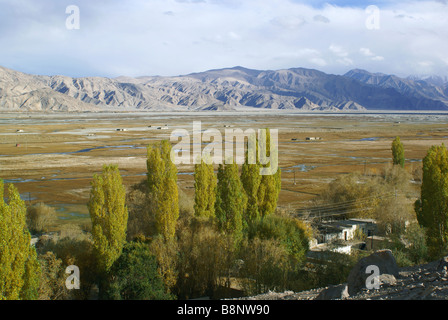 Maestoso paesaggio, Tashkurgan tagiko contea autonoma, Kashgar Prefettura, Xinjiang Uyghur Regione autonoma, Cina Foto Stock