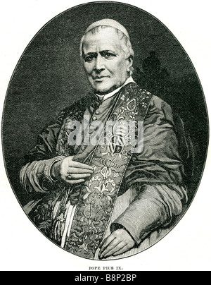 Il beato Papa Pio IX 1792 1878 Otto von Bismarck Foto Stock