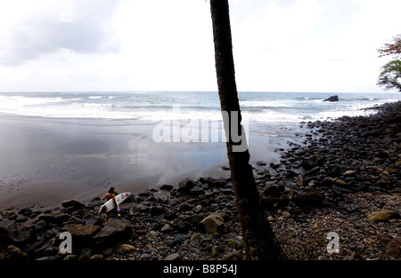 Comore, Anjouan, onde, west coast. Foto Stock