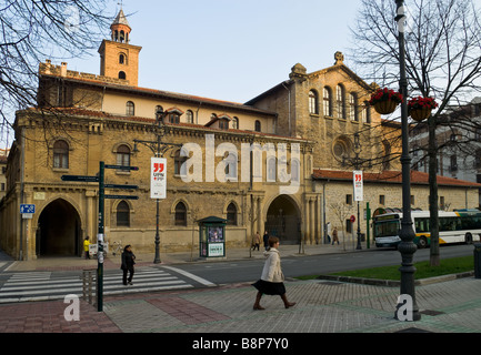 Chiesa di San Nicolás in Pamplona. Navarra, Spagna. Foto Stock