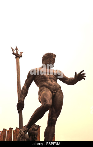 Fontana di Nettuno) di Bologna, Italia Foto Stock