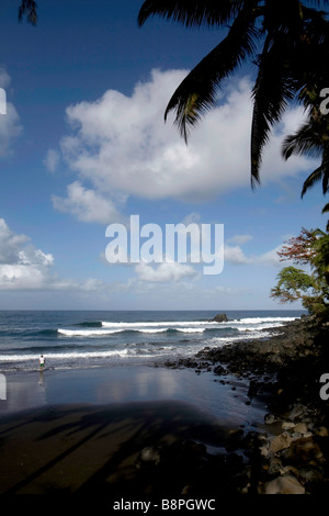 Comore, Anjouan, onde, west coast. Foto Stock