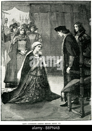 Lady Catherine Gordon prima di Enrico VII 1497 re d'Inghilterra Foto Stock