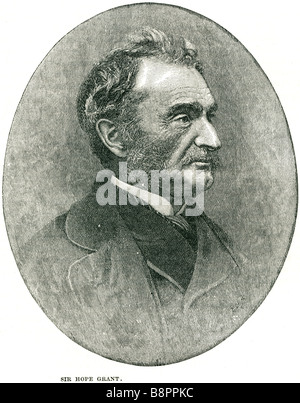 Sir James Hope Grant 1808 1875 generale britannico ammutinamento indiano del 1857 Foto Stock