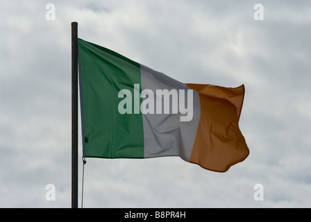 Irish Bandiera Tricolore Foto Stock