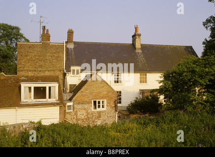 Il XVII secolo Monk s House in Rodmell ex casa di Virginia e Leonard Woolf 1919 1969 Foto Stock