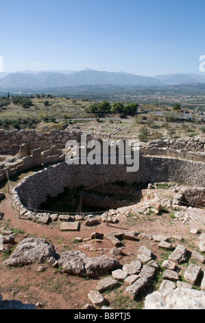 Cittadella di Micene Grecia Foto Stock