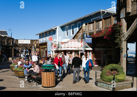 Pier 39, Fisherman's Wharf di San Francisco, California, Stati Uniti d'America Foto Stock