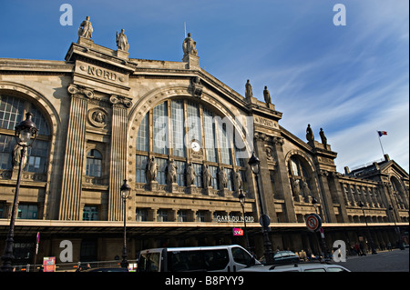 Stazione ferroviaria Gare du Nord, Parigi Foto Stock