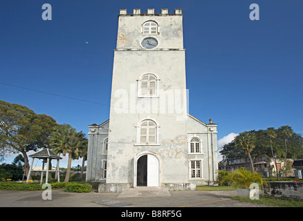 Porta di ingresso alla Chiesa di San Pietro, sulla costa ovest di Barbados, 'West Indies' Foto Stock