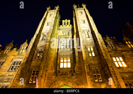 Scozia Edinburgh Old Town il nuovo Collegio e Assembly Hall sulla Montagnola Foto Stock