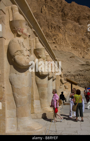 Tempio di Hatshepsut Egitto Foto Stock