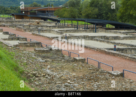 Le Parc Archologique Europen de Bliesbruck-Reinheim. Scavi archeologici di un antico insediamento romano, Francia, Lorrain Foto Stock