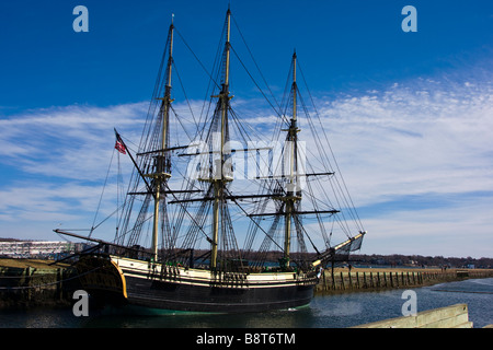 La tall ship amicizia, inserito nel Parco Nazionale del servizio marittimo Salem National Historic Site Foto Stock