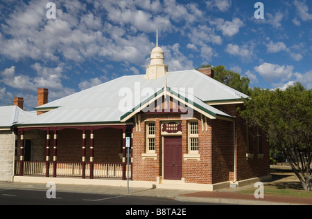 Il Tribunale vecchio edificio in Busselton, Australia occidentale Foto Stock