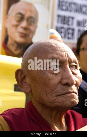 Palden Gyatso monaco tibetano Foto Stock