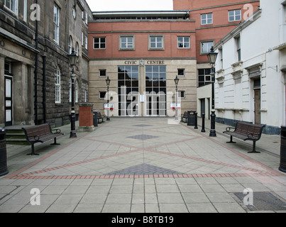 Stoke-on-Trent Civic Offices o centrale o municipio Consiglio di governo locale competente edificio Foto Stock