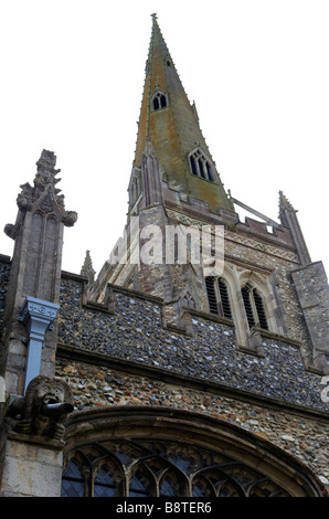 Regno Unito essex thaxted la chiesa parrocchiale di San Giovanni Battista Foto Stock