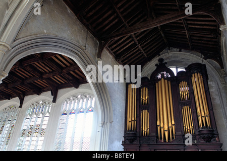 Regno Unito essex thaxted la chiesa parrocchiale di San Giovanni Battista Foto Stock