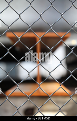 Recinzione e I-Beam Foto Stock
