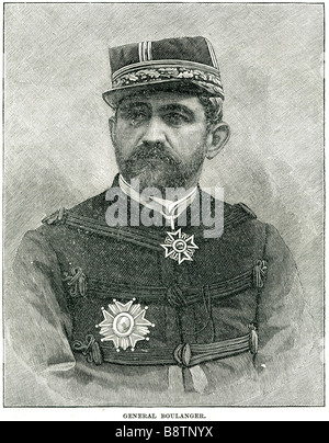 General Georges Ernest Jean-Marie Boulanger 1837 1891 francese politico reazionario Foto Stock