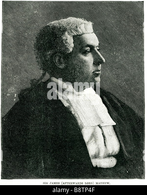 Sir James Mathew Signore avvocato barrister Tories problema sociale Foto Stock