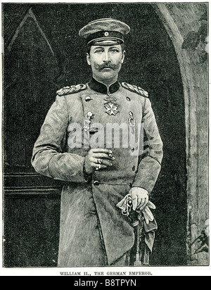 Guglielmo II il emporor tedesco Wilhelm II (tedesco: Prinz Friedrich Wilhelm Viktor Albert von Preußen; inglese: il Principe Federico W Foto Stock