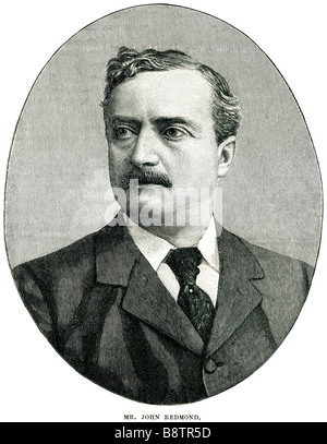 Signor John Redmond John Edward Redmond (Irish: Éamonn Seán Mac Réamoinn) (1 settembre 1856 - 6 Marzo 1918) era un nazionalista irlandese Foto Stock