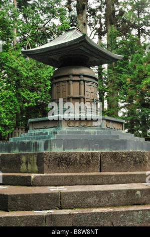 Tokugawa Ieyasu Tomba di Tosho-gu, Nikko, Prefettura di Tochigi, Giappone Foto Stock