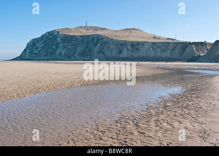 Cap Blanc Nez, Escalles, Pas-de-Calais, Francia Foto Stock