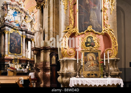 Vilnius, Lituania, l'Europa. La Chiesa Dominicana di Spirito Santo Foto Stock