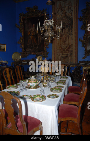 Interno di Bantry House è una casa nobiliare affacciato sulla Baia di Bantry nel sud ovest dell'Irlanda Foto Stock