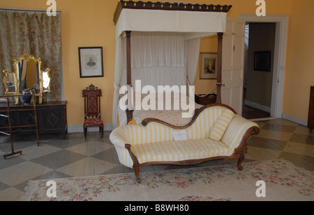 Interno di Bantry House è una casa nobiliare affacciato sulla Baia di Bantry nel sud ovest dell'Irlanda Foto Stock