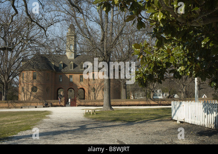 Virginia Storica Capitol, Willilamsburg Foto Stock