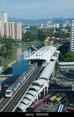 Kuala Lumpur Malaysia stazione metropolitana Stazione ferroviaria Foto Stock