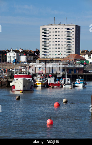 Porto di Bridlington,'East Riding' dello Yorkshire, Inghilterra, "Gran Bretagna' UK UE Foto Stock