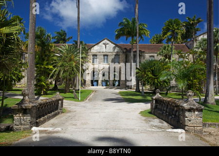 Codrington College, la più antica chiesa anglicana Collegio teologico dell'Emisfero Occidentale, Barbados, 'West Indies' Foto Stock