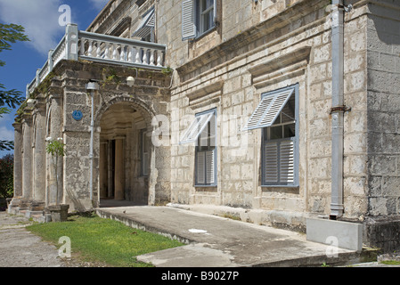 Codrington College, la più antica chiesa anglicana Collegio teologico dell'Emisfero Occidentale, Barbados, 'West Indies' Foto Stock