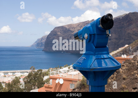 Le splendide scogliere di Los Gigantes a Tenerife (Isole Canarie) Foto Stock