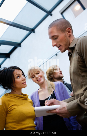 La vita degli studenti della Svezia. Foto Stock